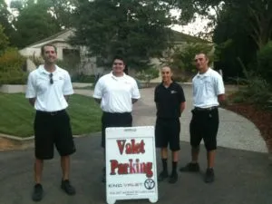 Valet Parking for Gallindo wedding in Sacramento