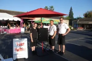 Valet Service provided to Ettores Restaurant during fundraiser for RAC PAC race for cure